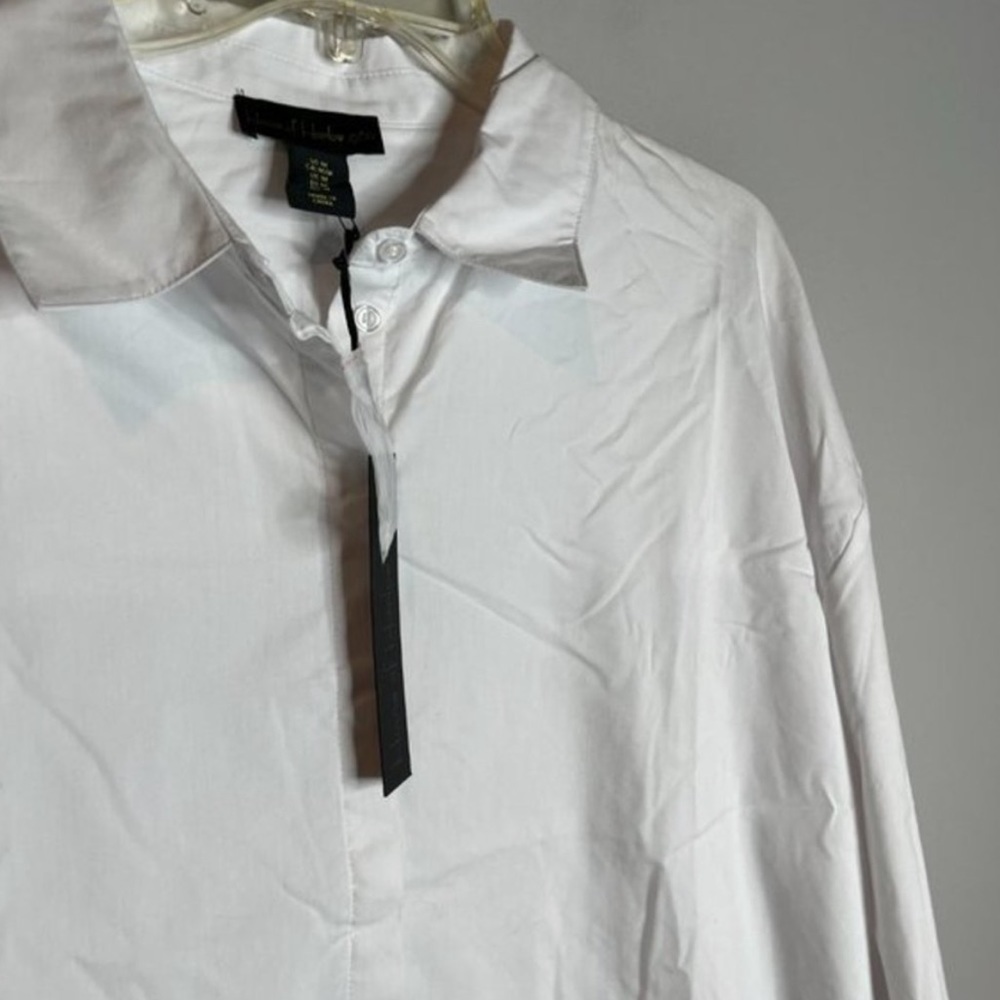 NWT House of Harlow 1960 oversized white button down shirt